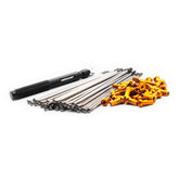 MXCHAMP Stainless Steel Dirt Bike Spokes and Colored Nipples with Spoke Wrench Kit for Suzuki RMZ250 RMZ450 RM125 RM250  2005-2025